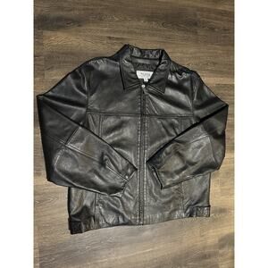 Wilsons Leather M. Julian Men's Large Black Leather Jacket